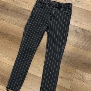 Abercrombie & Fitch Striped Jeans